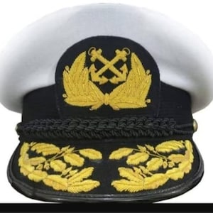 Replica Admiral Skipper Yacht Hat Brand new In 4 Different Color&#39;s