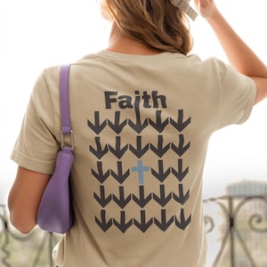 Faith Shirt, Christian Shirt, Hope Shirt, Cross Shirt, Christian Gift, Bible Verse Shirt, Love Shirt, Jesus Church Shirt