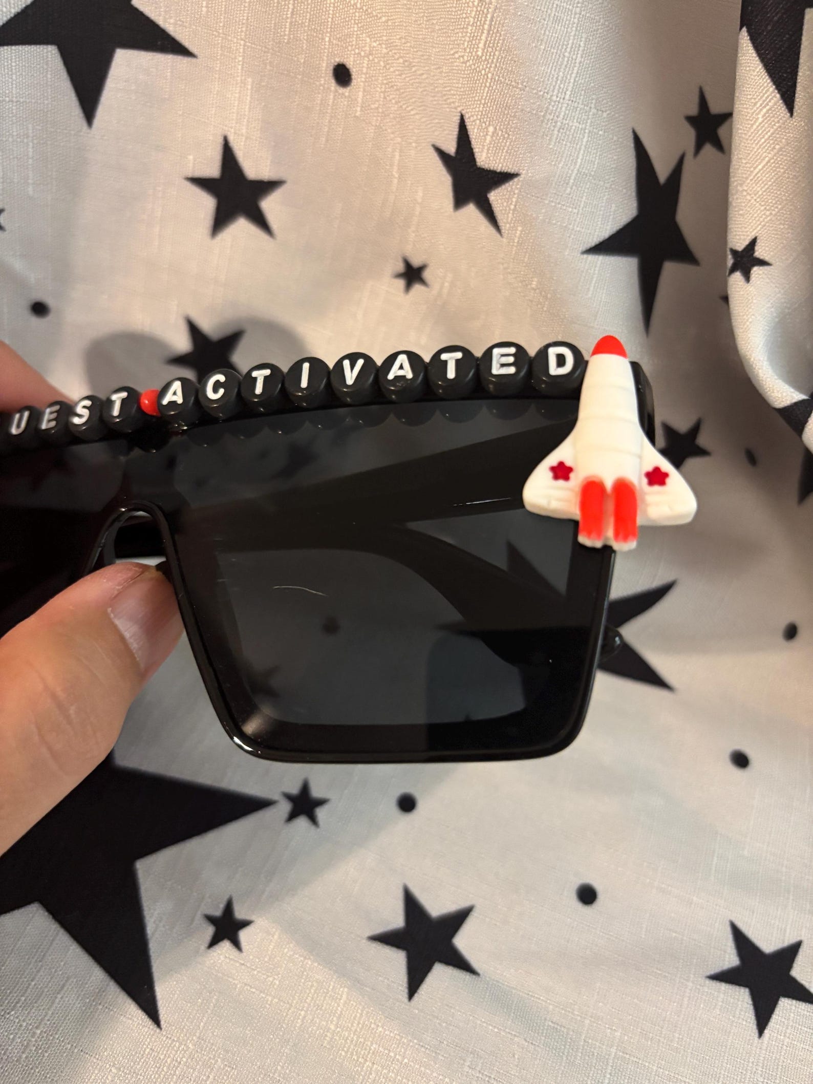 Custom Mirrored Rave Glasses Festival Party Afters Side Quest One of a ...