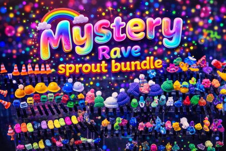 Sprout Pin Rave Mystery Rave Sprout Bundle - READY TO SHIP - Etsy