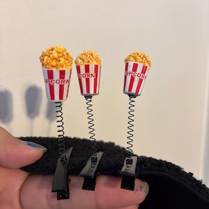 Popcorn rave sprouts hair clips 5pc sprout hat clips random festival accessories rave sprouts PLUR rave accessories trinkets rave wear