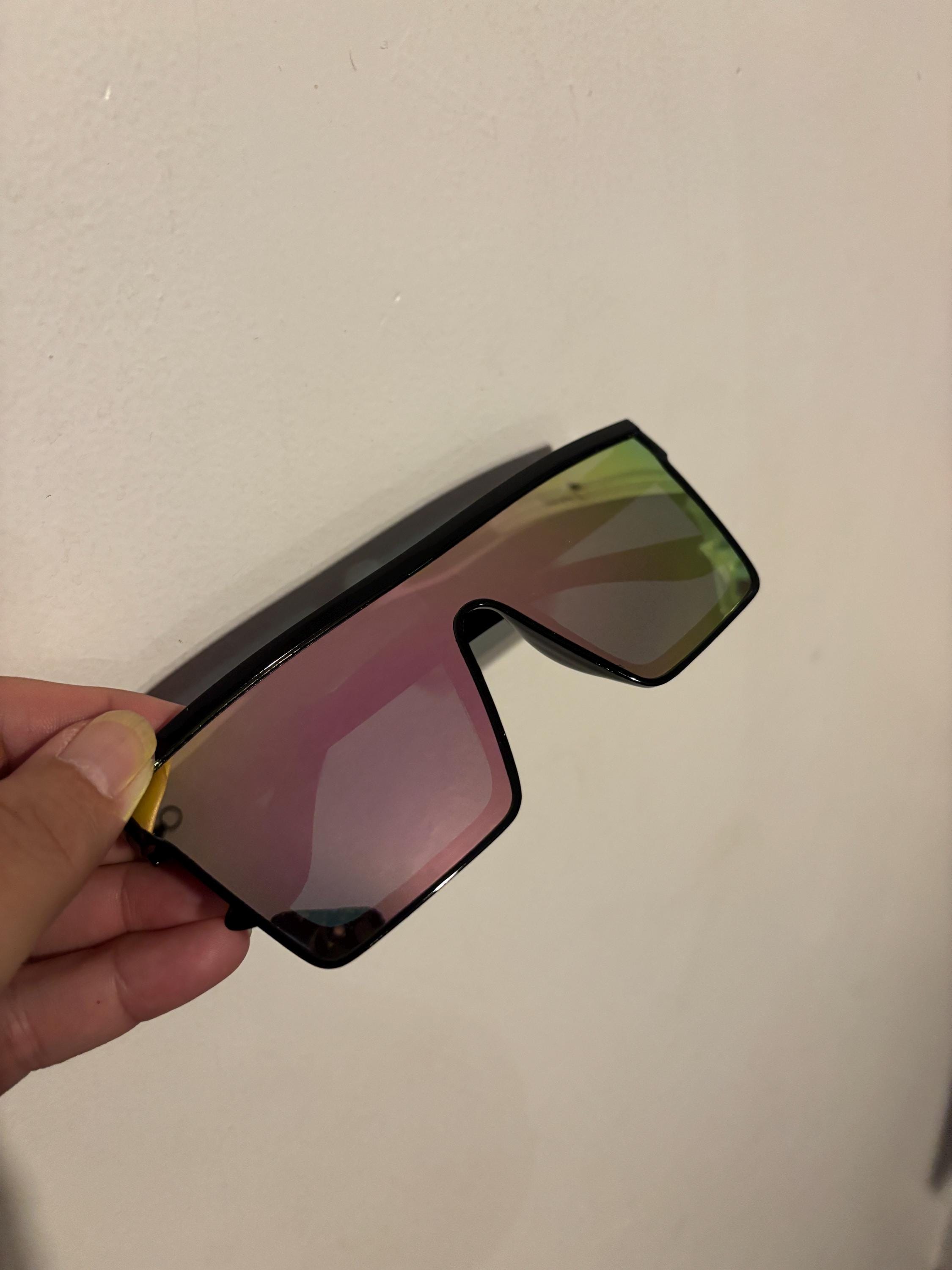 Custom PERSONALIZED Mirrored Rave Glasses Festival Party Afters Side ...