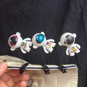 Rave Sprout Space Monkey Astronaut sprouts hat clips 5 pc random festival accessories festie clips PLUR rave accessories trinkets