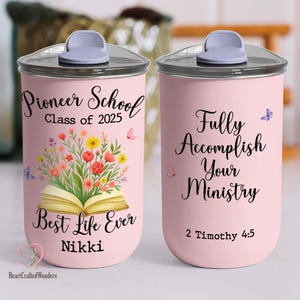 Personalized Pioneer School Tumbler,JW Pioneer School 2025 Pioneer School 2025 Gift Idea 2025 Year Best Life Ever Pioneer 2025, Pioneer 2025