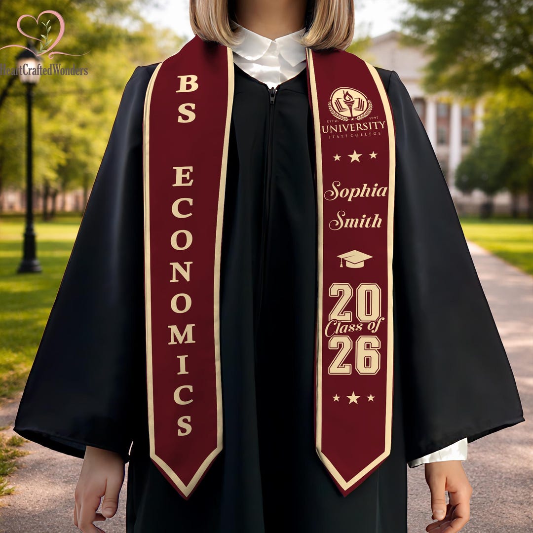 Name Logo Stoles,custom Logo Grad Stole,sash for Group,graduation Stole ...
