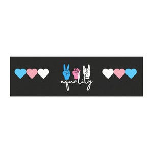 Car Magnets - Trans Equality Bumper Sticker, LGBTQ Pride Auto Decal, Support Social Justice, Rainbow Magnet, Human Rights Awareness