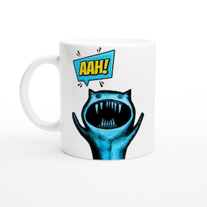 Lustige Monster ARR Tasse - Original Hand gezeichnetes niedliches Kreatur Design Geschenk