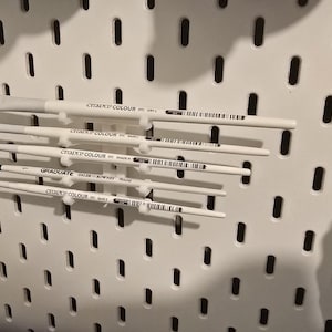 Ikea Skadis Paint Brush Display