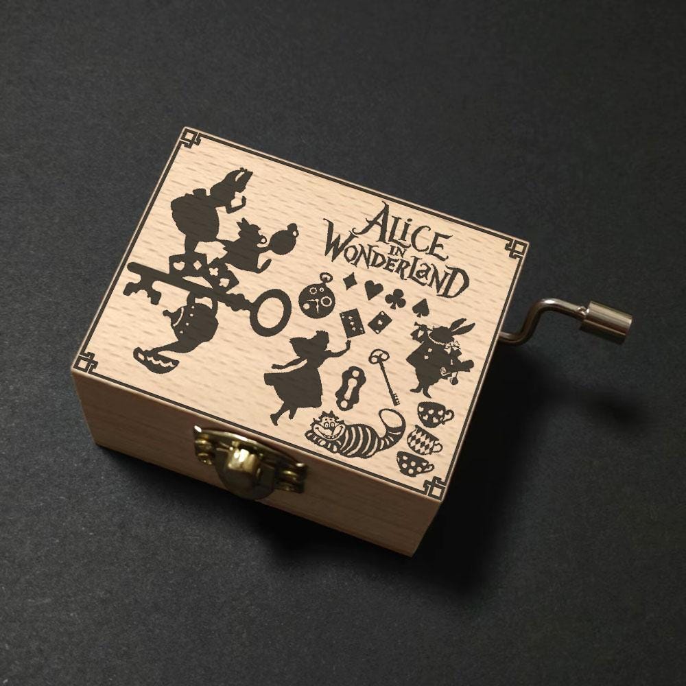 Alice in wonderland music box - Etsy 日本
