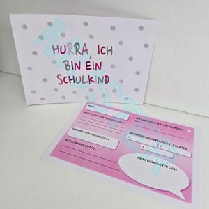 Gastenkaarten, wenskaarten voor schoolinschrijvingen