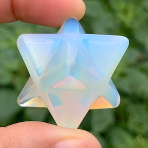 Opaitkvarts Merkaba-stjärna, Helig geometrikristall, Heminredning