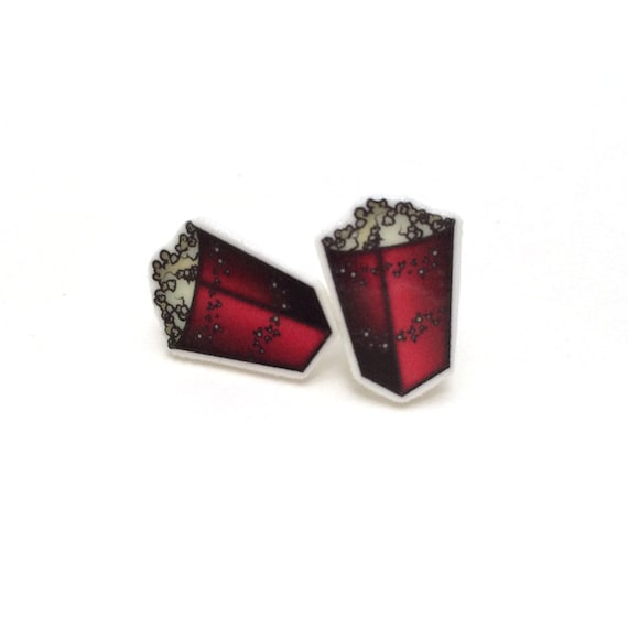 Items similar to Delicious Mickey Popcorn Earrings on Etsy