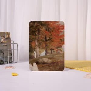 Autumn Ghosts Kindle Case Custom For Paperwhite 12th/11th, Kindle 2024/2022, Kindle Colorsoft,Kindle/Kobo Case With Auto Wake/Sleep