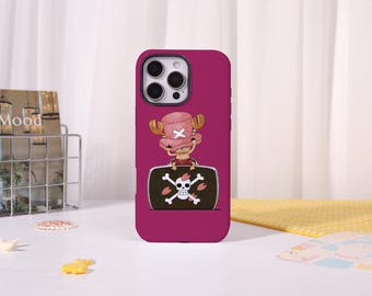 Anime Pirate iPhone Case,Two-in-One iPhone Protective Case iPhone 17/16/15/14/13/12 Basic/Pro/Mini/Pro Max,Magsafe Case For iPhone
