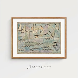 Paul Klee Style Abstract Wall Art Print – Bauhaus Digital Instant Download Poster Printable Modern Art for Home or Office Decor