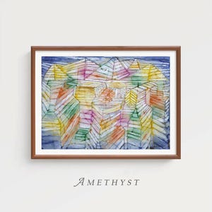 Paul Klee Style Abstract Wall Art Print – Bauhaus Digital Instant Download Poster Printable Modern Art for Home or Office Decor