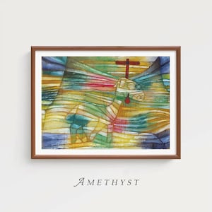 Paul Klee Style Abstract Wall Art Print – Bauhaus Digital Instant Download Poster Printable Modern Art for Home or Office Decor