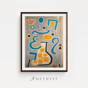 Paul Klee Style Abstract Wall Art Print – Bauhaus Digital Instant Download Poster Printable Modern Art for Home or Office Decor