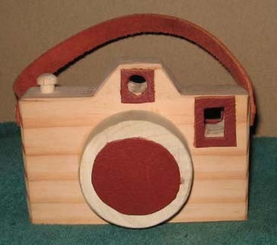 Toy Wooden Camera Etsy