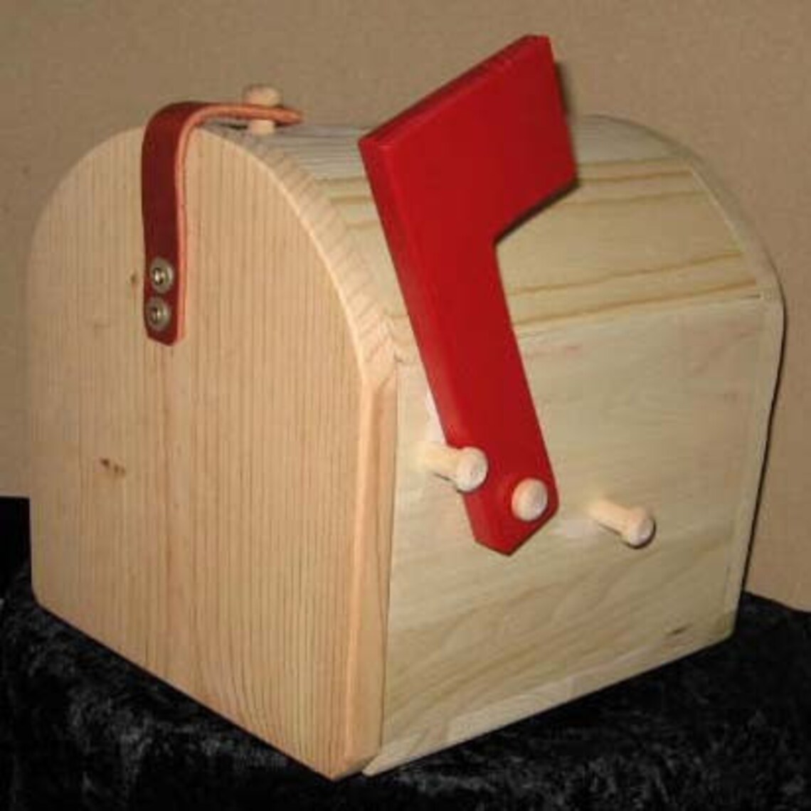 Toy Wooden Mail Box W / Mail Etsy