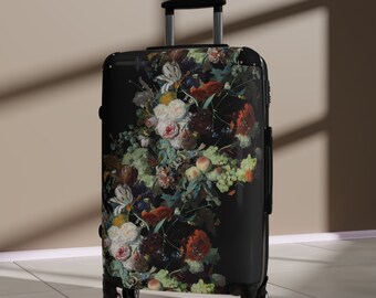 Dark Florals Suitcase