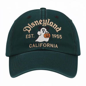 Magical Land Halloween Embroidered Hat, Trendy Hat, Disneyland Hat, Halloween Hat, Vintage Castle Cap, Disney Family Vacation Hat