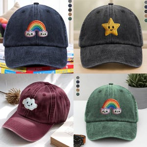 Personalized Dad Cap, Embroidered Hat, Embroidery Logo baseball hat Bachelorette hats Custom cap,  Unisex Baseball Cap Custom hat