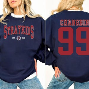 Stray Kids Member Group Sweatshirt, Customize Stray Kids Kpop Shirt, Stray Kids World Tour Shirt, Stray Kids Felix, Hyunjin, Changbin, Han