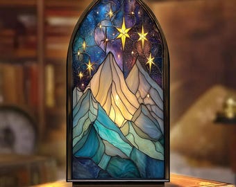 Fantasy Book Nook Candle Holder Suncatcher, Velaris Candle, Fantasy Reader Gift, Bookshelf & Library Decor, Bookish Gift