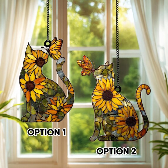 Niktule Acryl Sonnenfänger Wanddekoration,Schmetterlings Sonnenfänger Für Fenster,Bunter Lebensbaum Schmetterling,Fensterdekoration,Buntglas