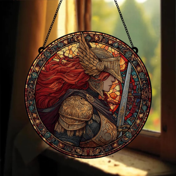 Malenia Acrylic Suncatcher, Elden Ring Suncatcher, Artorias the Abysswalker Glass Suncatcher, Malenia Classic Bonfire Merch, Game Gift