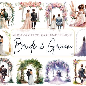 Bruid en bruidegom rug clipart bruid en bruidegom op schommel trouwdag clipart PNG huwelijk clipart Just Married clipart bruid en bruidegom png