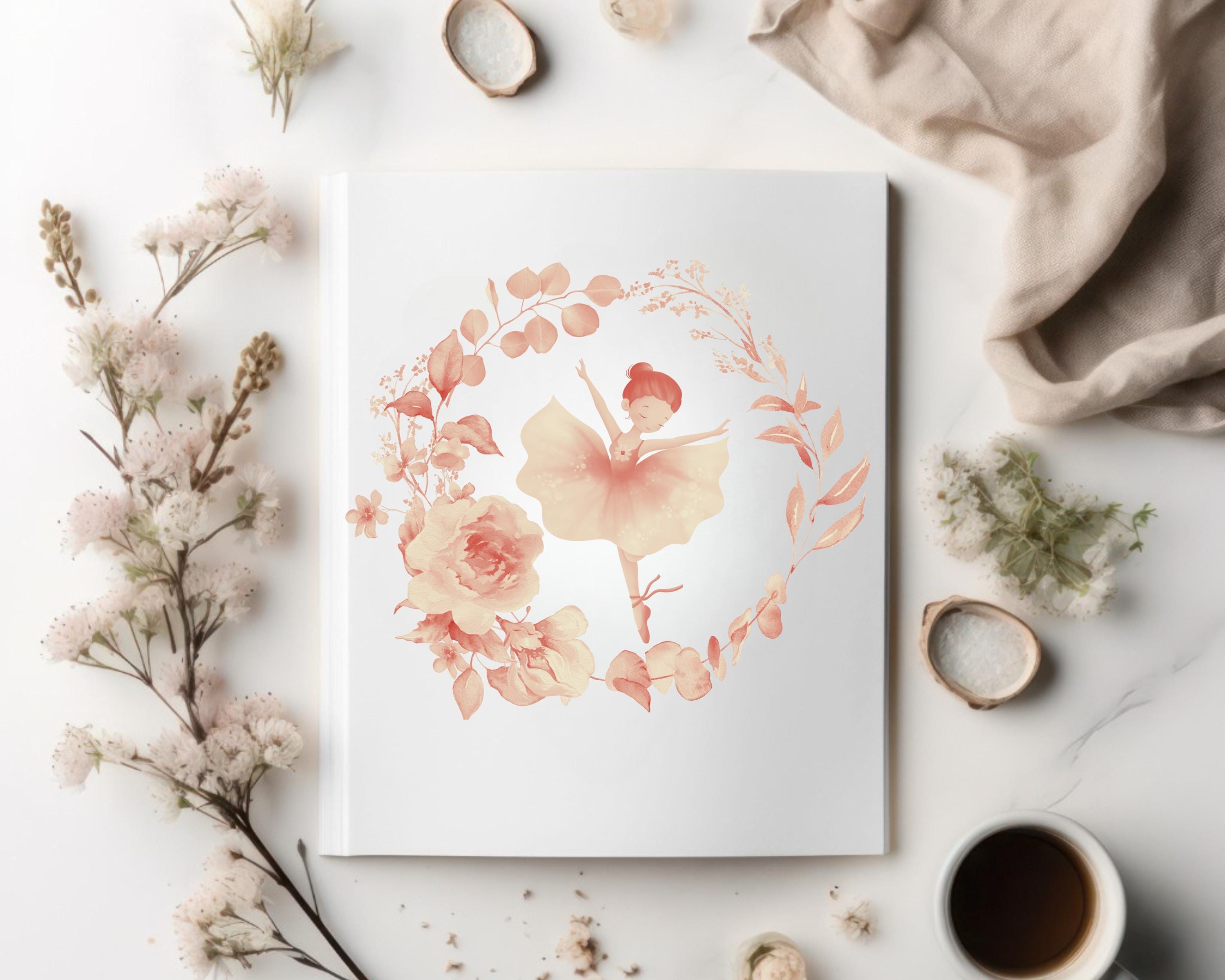 Ballerina Clipart Watercolor Soft Beige Ballet Clipart Swan Lake ...