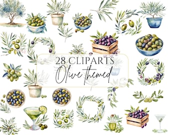 Olive Clipart Watercolor Olive Garden Clipart png Mediterranean Watercolor Olive Branch Clipart Green Olive Wreath Olive Bouquet Olive leaf