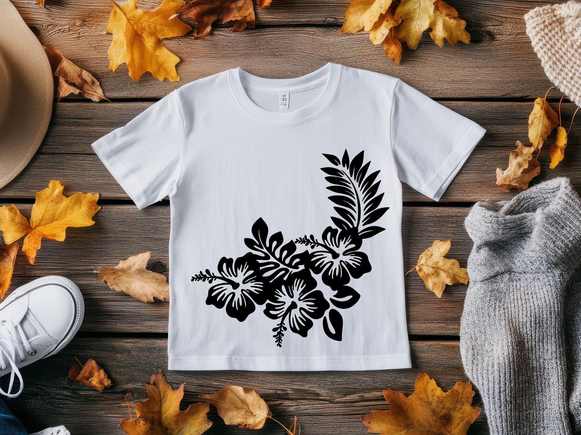 Hibiscus Flower SVG Bundle, Tropical Hawaiian Clip Art (digital ...