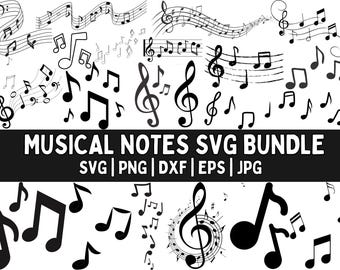 音符 SVG: ト音記号、音楽キーカットファイル (デジタルダウンロード)
