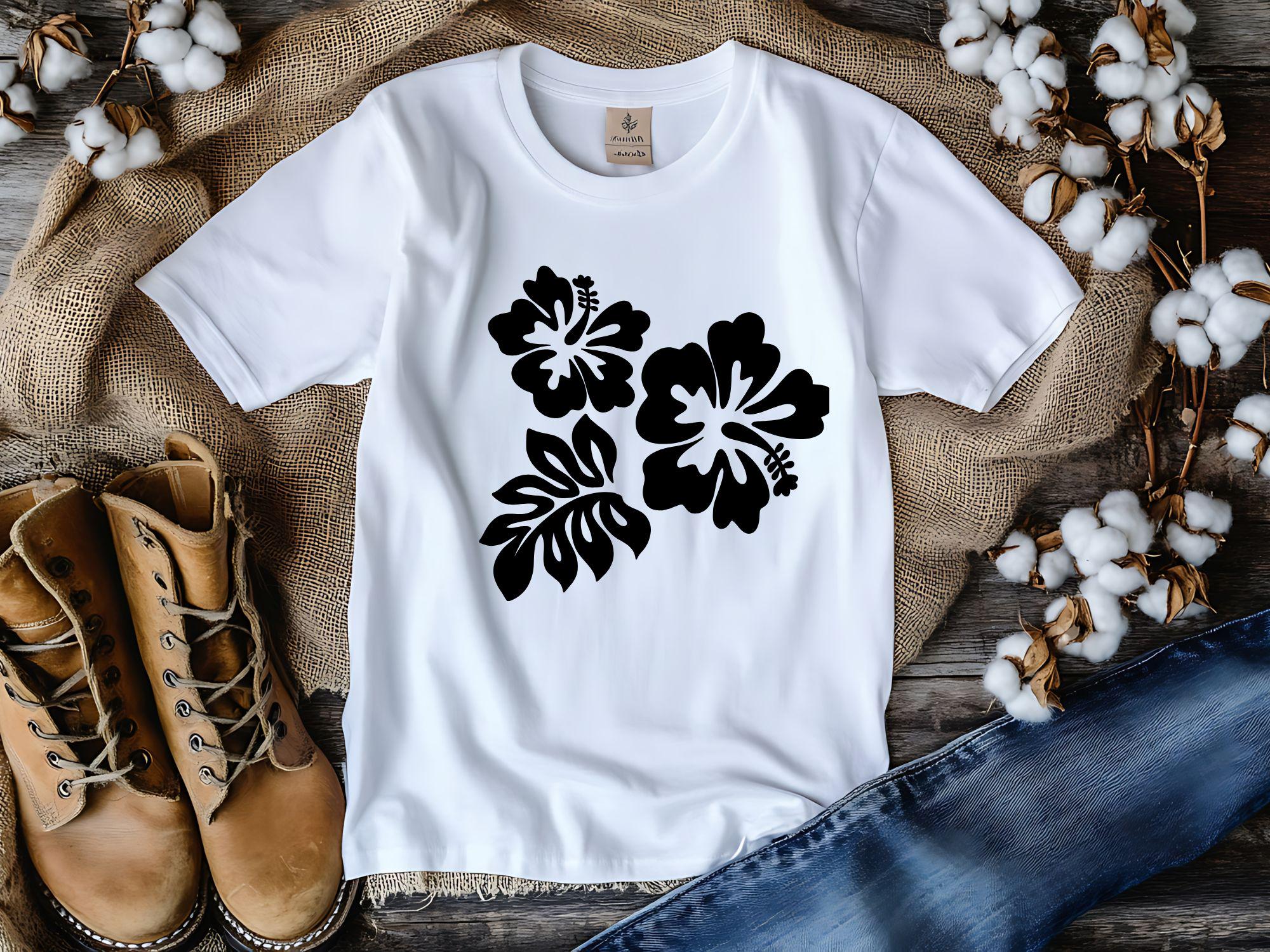 Hibiscus Flower SVG Bundle, Tropical Hawaiian Clip Art (digital ...