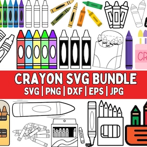 Crayon Monogram Svg, Crayon Split Monogram Svg, Teacher Monogram Svg, Crayon Svg, Crayon Set Svg, Crayon Cut File, Crayon Svg Design