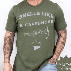 Carpenter Tee, Carpenter tshirt, DIY Enthusiast Shirt, Funny Tradesman Tee, construction worker, Home Improvement Apparel