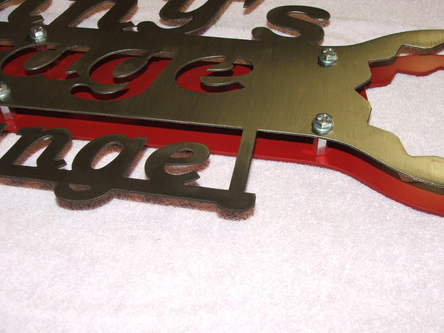 Customized plasma cut garage wrench sign Etsy