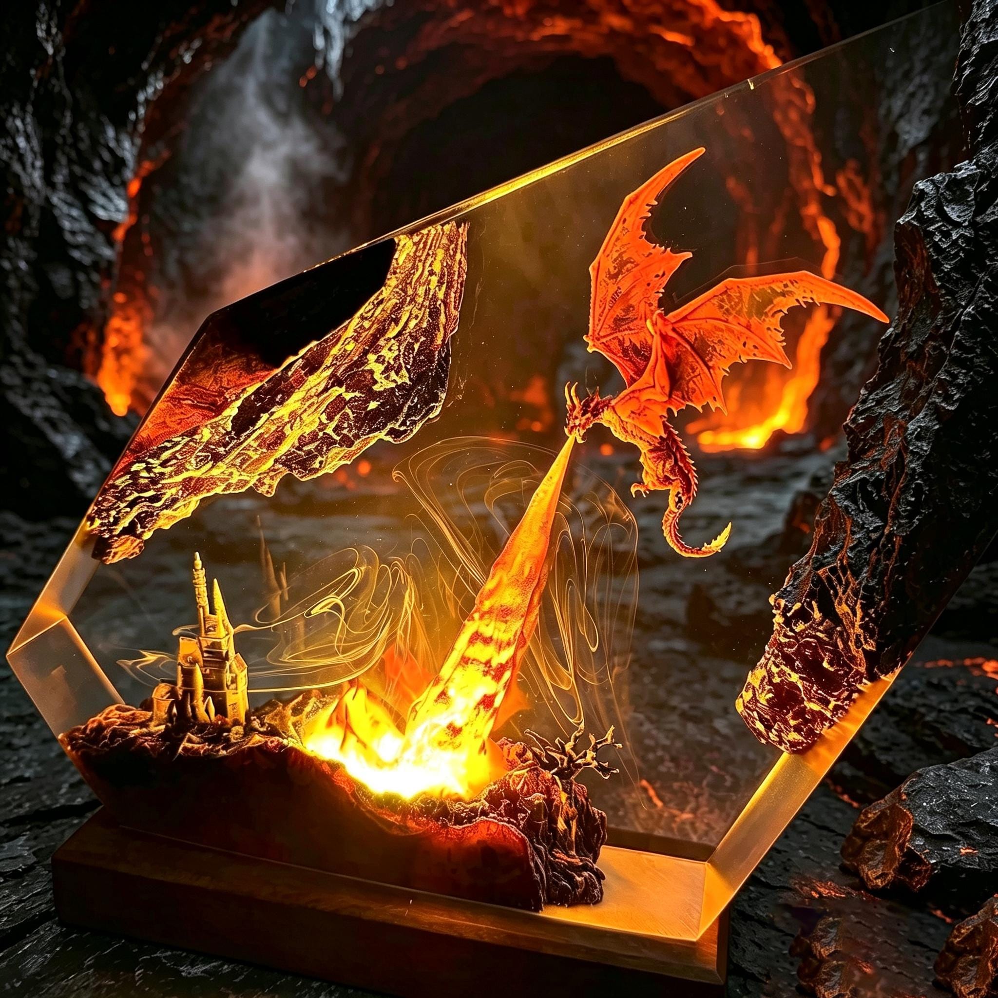Fire Breathing Dragon Led - Etsy