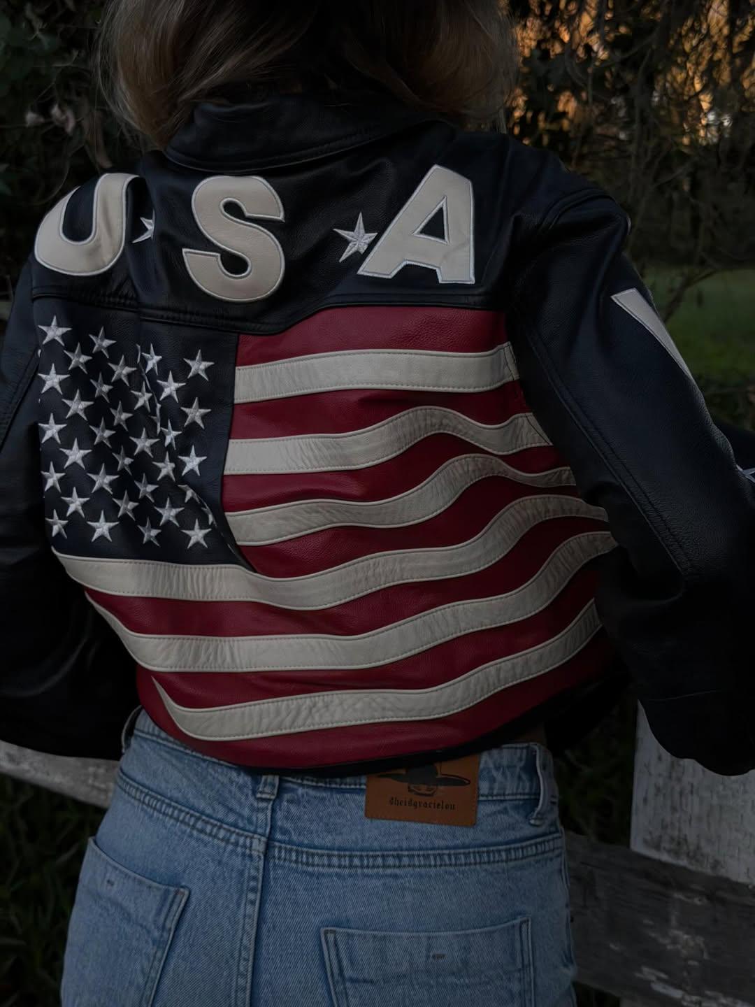 Michael Hoban Leather Usa Jackets - Etsy