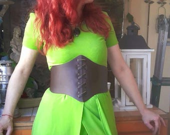 Leather  corset belt