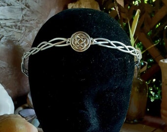 Tiara with celtic knot