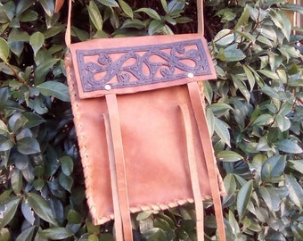 Celtic  leather bag