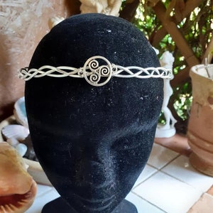Geflochtene Kreis- Tiara mit Triskell
