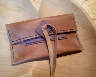 Leather tobacco holder