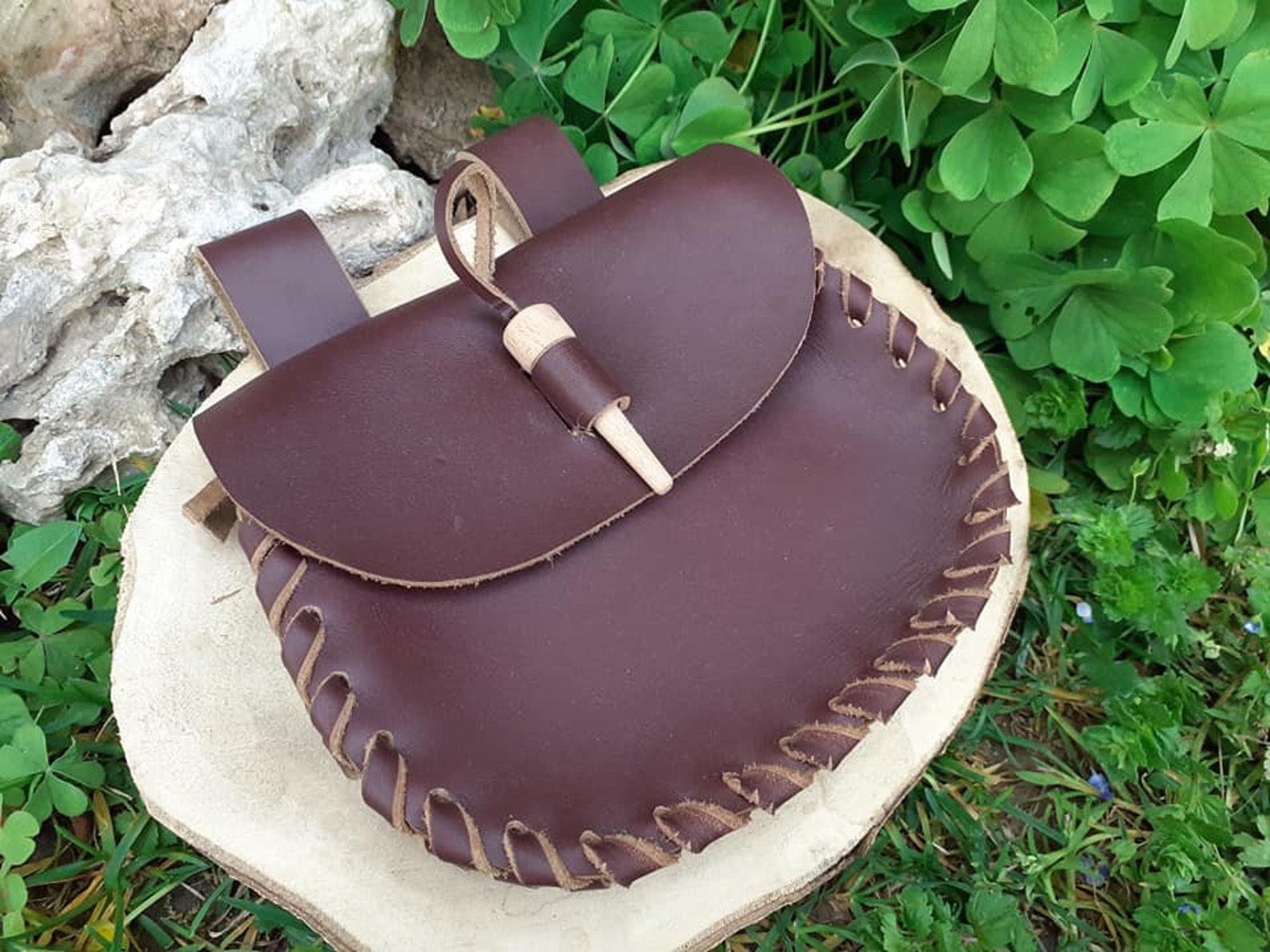 Borsa da cintura in pelle