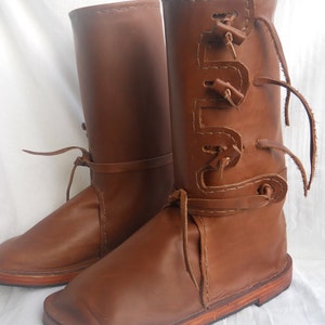 Viking Medieval Leather Boots