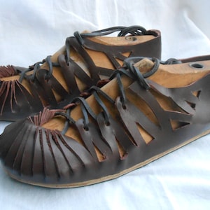 Leather sandals
